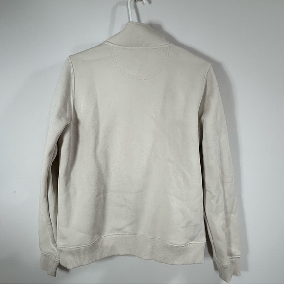 Carhartt Women’s Off-White Pullover Half-Zip Loose Fit Sweatshirt Size M - Picture 3 of 11